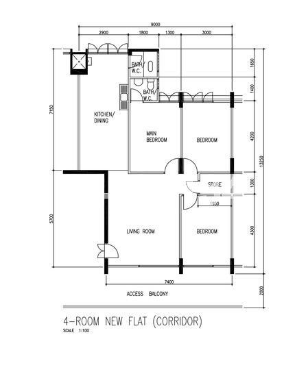 Blk 547 Bedok North Street 3 (Bedok), HDB 4 Rooms #172279692